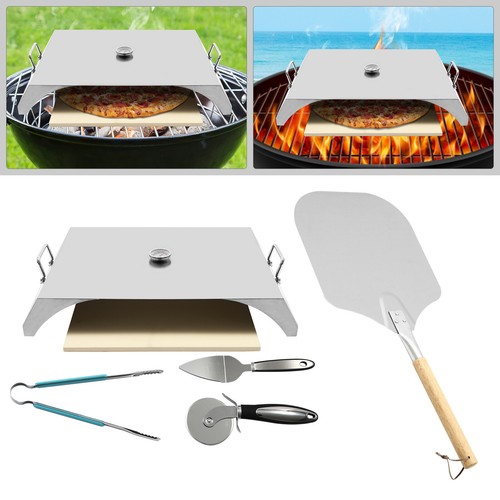 Pizza oven kit open - open, faced