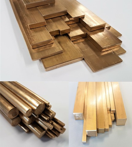 Brass bar rod - brass, solid
