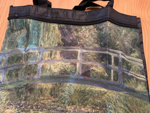 Claude monet black tote - claude,