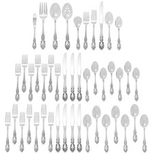 Oneida WORDSWORTH Stainless Steel 45pc. Flatware Set (Service for Eight) / NO