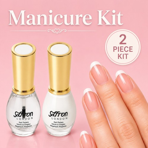Saffron french manicure nail - saffron,