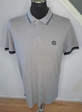 Henri lloyd regular fit short sleeve embroidered logo polo shirt top  men size L