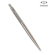 Parker Classico Acciaio Inox Cromata Penna a Sfera Finiture Nuovo Blu Fine Ink
