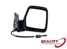 Door Wing Mirror Manual Black