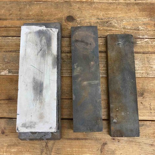 Used natural sharpening stones - natural,