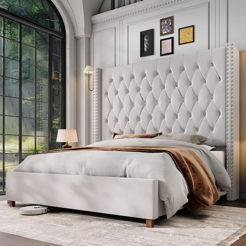 Jocisland queen size bed - queen,