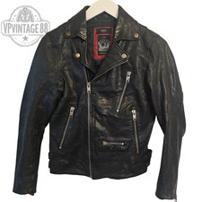 Vintage Mens Leather Biker