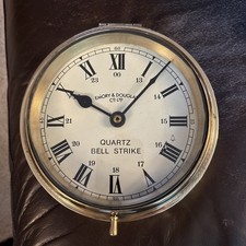 Antique Brass Ships Clock
