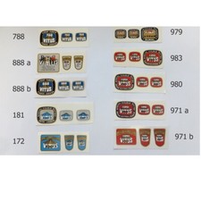 Vitus frame and fork decals