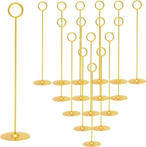 16pk gold table number - 16pk,