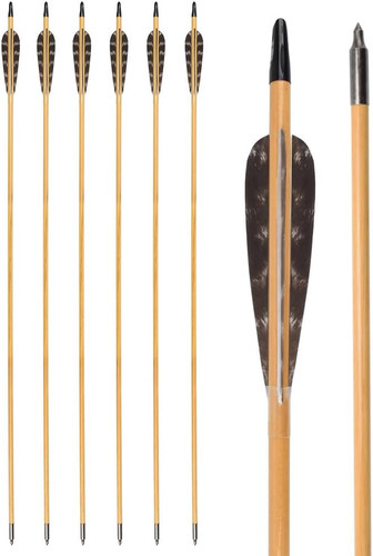Inch wooden arrows - wooden,