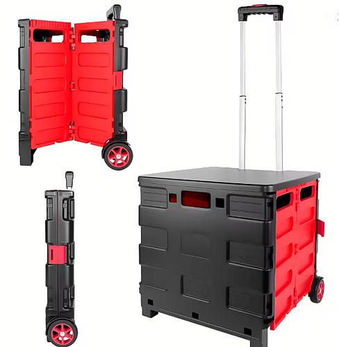 Folding trolley box - folding, heavy