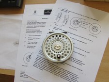 stunning Hardy Alnwick marquis disc 7 trout fly fishing reel 3 + 5/8ths