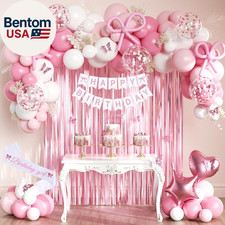 Pink bow birthday party - bow,