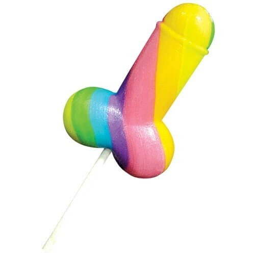 Pride rainbow willy lolly blow - willy,