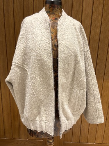 Zara cream boiled wool - cream,