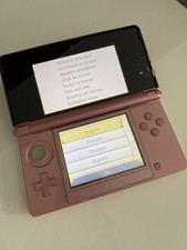 Nintendo 3DS pink with 4