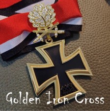 WWII GERMAN GOLDEN IRON CROSS