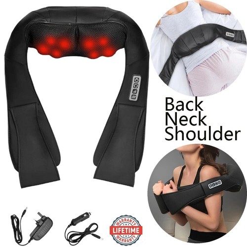 Neck massager with heat - with, –