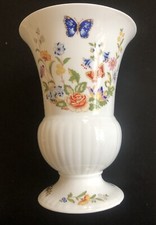 Aynsley Cottage Garden - Flowers Butterfly Vase - 19.5cm Tall