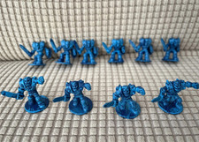 Battleground Crossbows & Catapults Knights - 10 Figures Blue - Moose Figure 2007