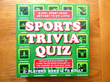 Sports Trivia Quiz Board Game