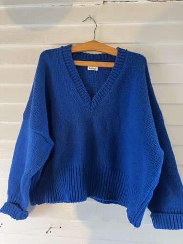 Babaa blue sweater 100 - sweater, wool