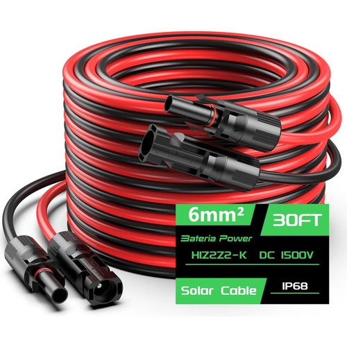 6mm pair solar - 6mm², 1