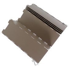  Outdoor Stove Wind Deflector Foldable Folding Windscreen for Camping