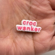 Croc Wanker Charm Fits Crocs Swearing Offensive Rude Shoe Charms Real UK 🇬🇧