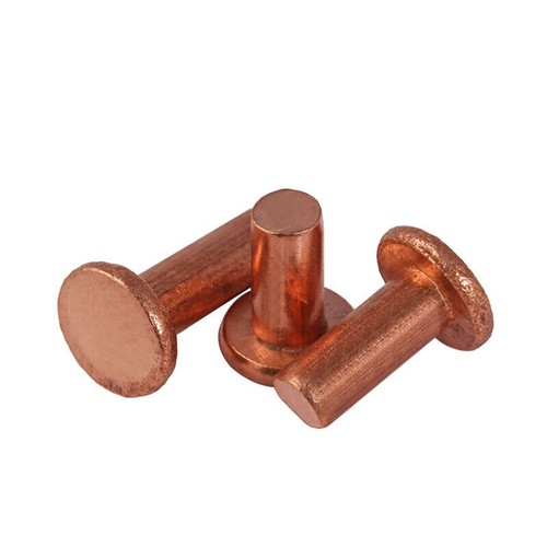 Solid copper rivets - copper,