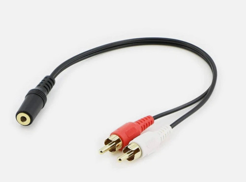 Female 5mm stereo jack - 3.5mm,