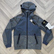 Stone Island Nylon Metal Watro-TC Econyl Hooded Jacket Blue Medium