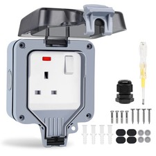 Outdoor Waterproof 13A 1 Gang