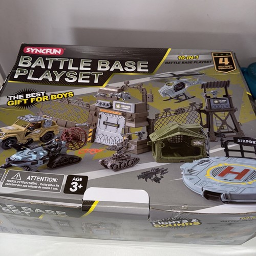 Military base toys set - base,