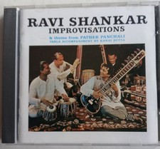 RAVI SHANKAR Improvisations Music CD Sitar Indian VG/VG