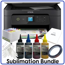 Sublimation Bundle: Epson XP-3200 All-in-1 + non-oem Ink, ARC Cartridges & Paper