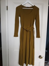 Zara Long Dress Mustard With