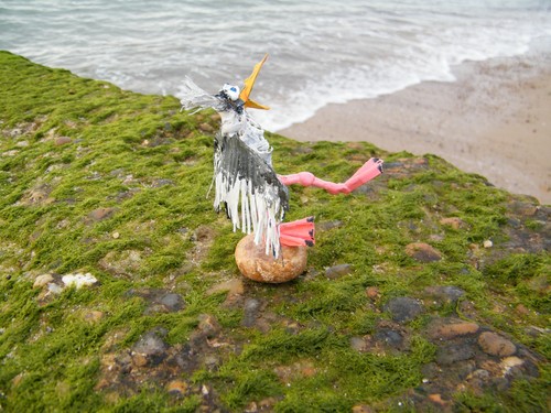 Lost seagull sculpture made - seagull, [sculpture]