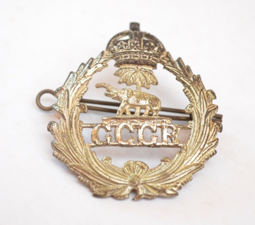Railway cap badge gold - cap,