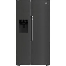 Beko ASP342VPZ HarvestFresh™ 91cm Frost Free American Fridge Freezer Black