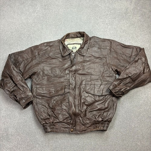 Leather flying jacket - flying,