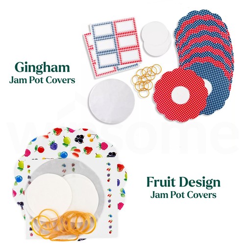 Jam pot covers 1lb - jam,