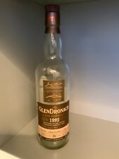 The GlenDronach 1992 Oloroso Sherry butt 26 years old empty whisky bottle 700ml