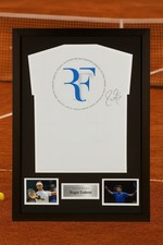 Signed Framed Roger Federer RF