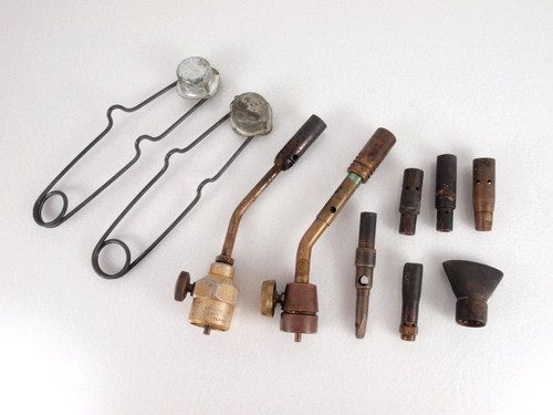 Vintage brass torch - vintage,