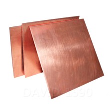 1pcs 99.9% Pure Copper T2 Cu Metal Sheet Plate Copper Sheet Bar 100x100 200x200