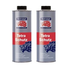2x Schutz Underseal Underbody Rust Protector 1L Litre Tetraschutz Tetrosyl 