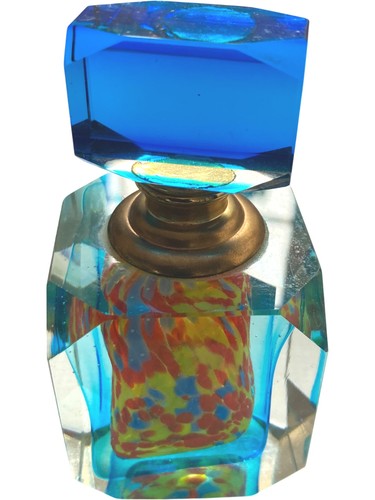 Vintage glass perfume bottle - glass,