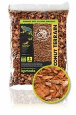 Komodo Coconut Terrain Reptile Substrate Can be Dry or Arid 100% Natural Floor